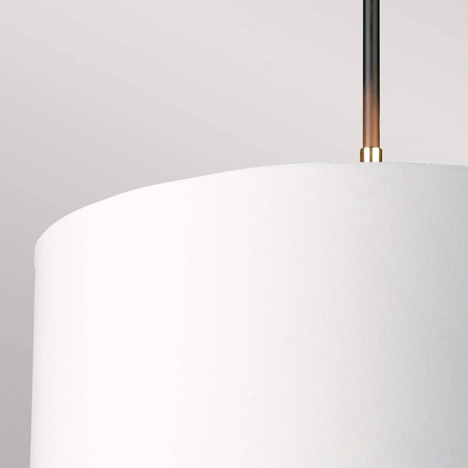 Elstead Lighting LED Hanglamp Balance | 1X E27 Max 60W | Dimbaar | Black/ Polished Nickel