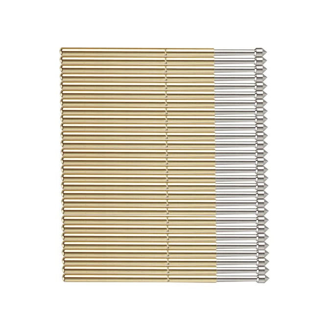 100x P50J1P50B1P75B1P75E2P100E2 Veer Test Probe Ronde Pogo Pin Gereedschap beige