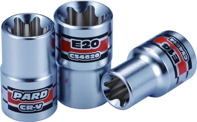 1/2'' Torx-dop zeskants