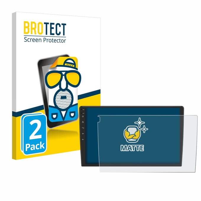 BROTECT - Screenprotector voor Eonon ua12s plus-6g - Folie Beschermfolie matte 2 Stuks