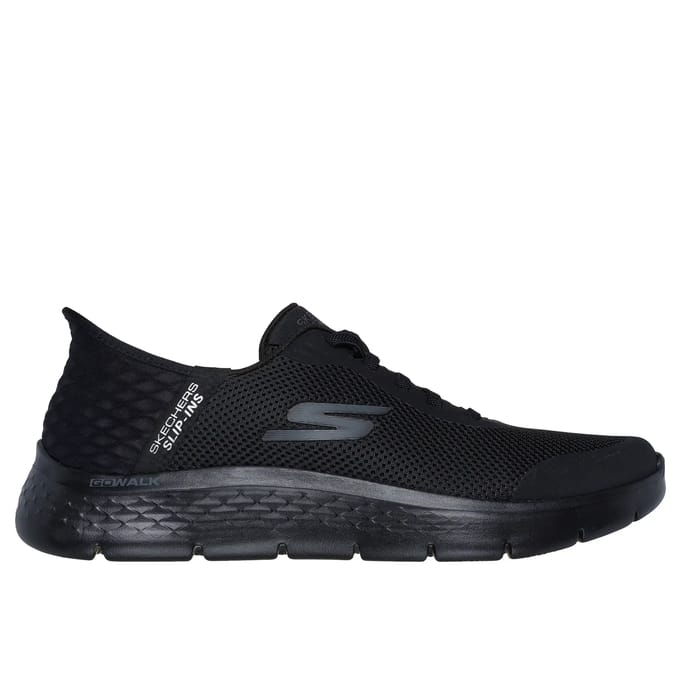 Skechers Slip-ins: GO WALK Flex - Hands Up Instappers - Zwart