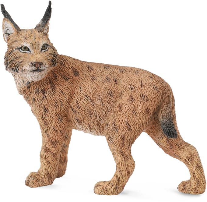 COLLECTA Figurine - Lynx - (L) - Wilde Dieren - Handgeschilderd - Miniatuur