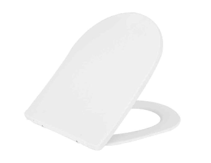 Wiesbaden Shade slim toiletzitting softclose en quick release mat wit