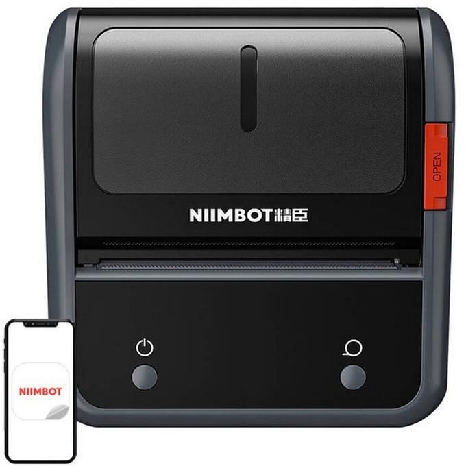 NIIMBOT B3S_P Thermal Label Printer Gray