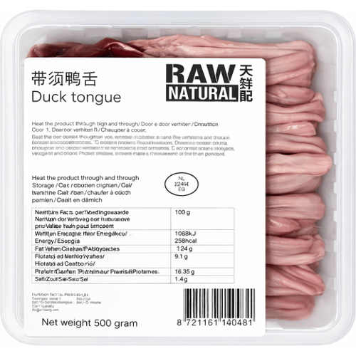 Raw Naturals RAW NATURAL Eendentongen 500 g