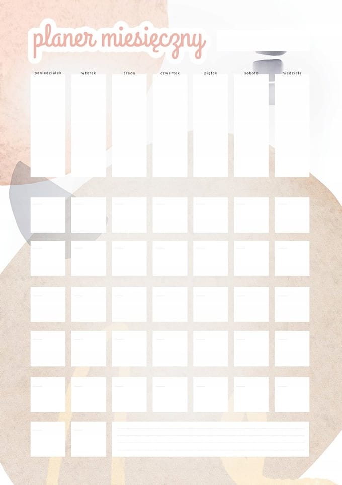 Wallvy - Magnetische Maandplanner - 30x42,5cm - Personaliseerbaar - Hoge Drukkwaliteit