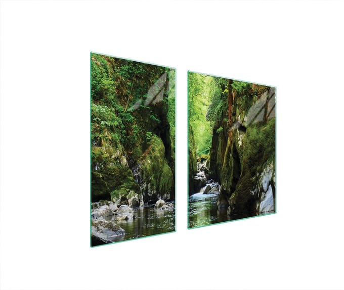 TMK ArtDeko - Snijplank Glas - 90x52cm - Beschermplaat - Hartgeslagen