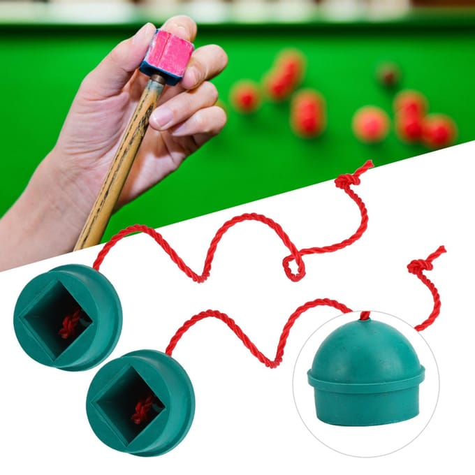 4 STUKS Groene Rubber Biljart Krijthouder Snooker Tafel Krijtcontainer Dop Accessoire red