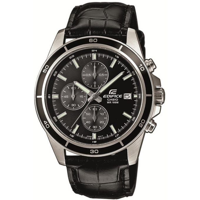 Casio Edifice Classic EFR-526L-1AVUEF Herenhorloge 42 mm - Zwart