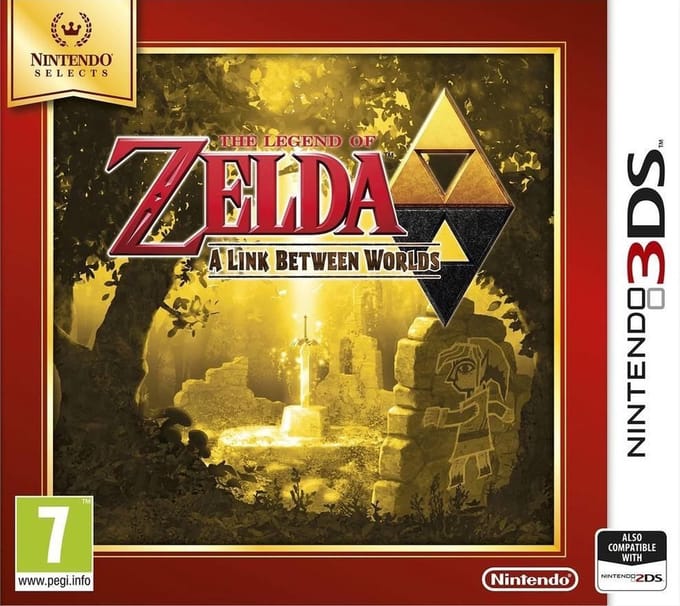The Legend of Zelda, A Link Between Worlds (Select) - 2DS + 3DS