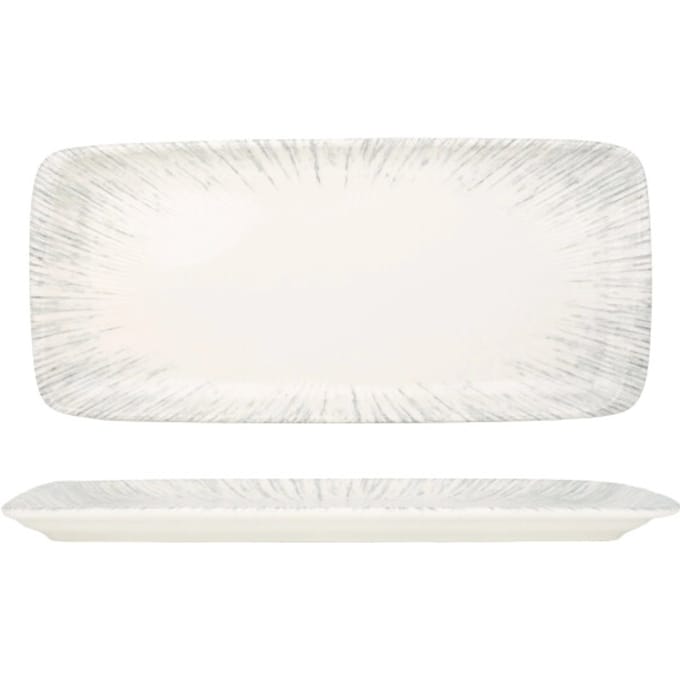 Bonna Serveerschaal - Iris - Porselein - 34x16 cm - set van 2