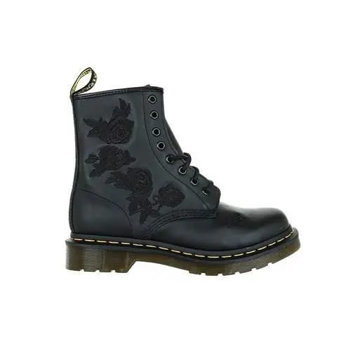 Geborduurde dameslaarzen met bloemen Dr Martens 1460 Vonda Mono