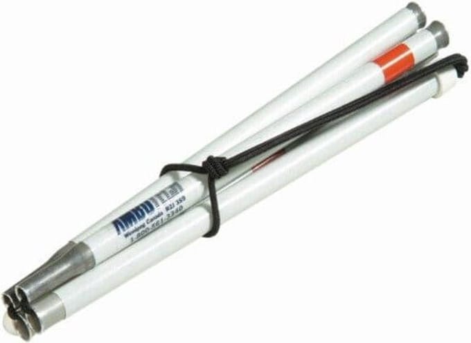 Ambutech herkenningsstok - 95 cm - Inklapbaar - Blinden - Slechtzienden