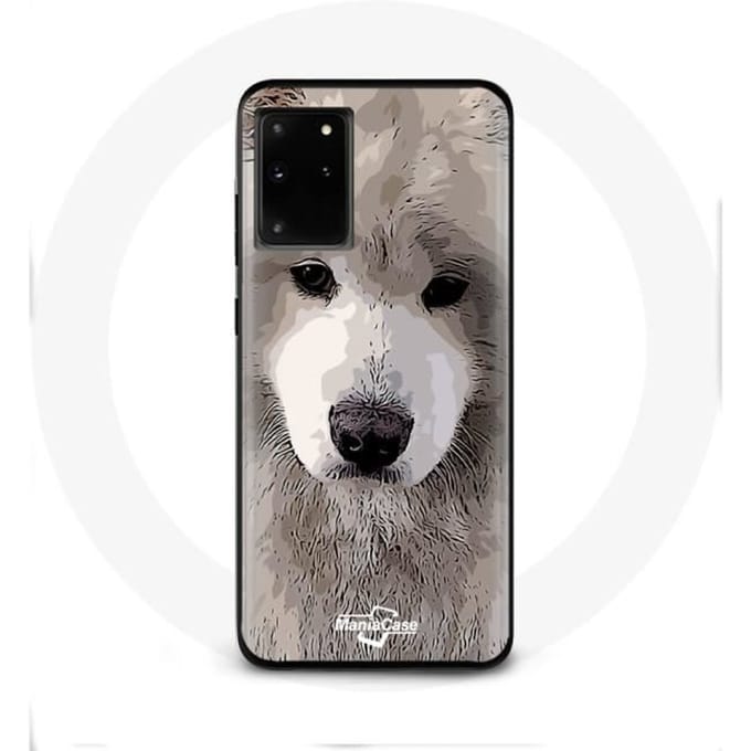 Case voor Samsung Galaxy S11 Plus Samojeed grijs hondenras