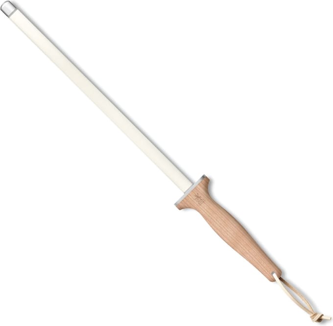 Robert Herder Aanzetstaal Keramisch – Korrel 600 – Lengte 31 cm – Corundin – Heft Kersenhout