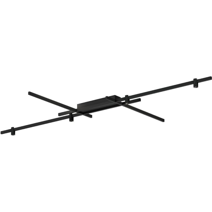 Wever & Ducré Lighting WEVER & DUCRÉ LED plafondlamp Trace Grid 2.0 zwart 927