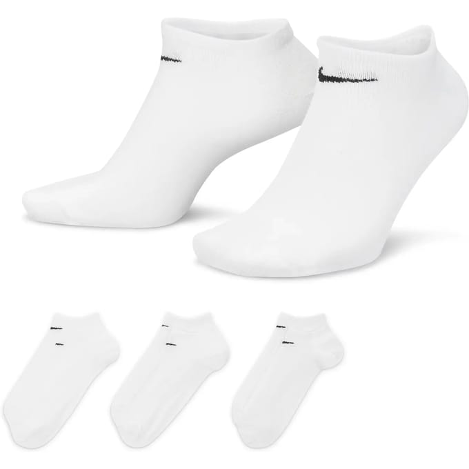Nike Sokken (regular) - Maat 42-46 - Unisex - wit L: 42-46