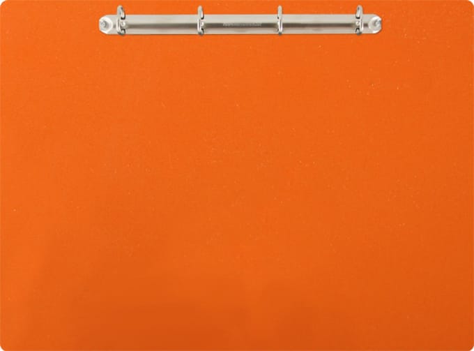 Magnetisch klembord A3 incl. ringband (liggend) - Oranje