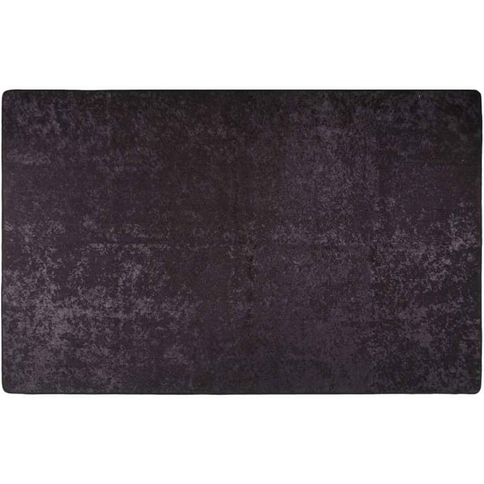 vidaXL - Vloerkleed - wasbaar - 160x230 - cm - antracietkleurig