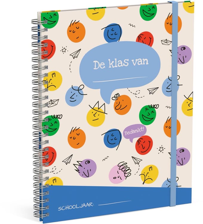 Klasboekje - Bedankt Juf/Meester - kleurrijk