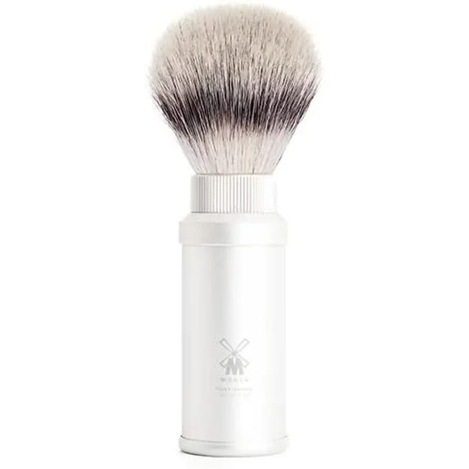 MÜHLE -Reisscheerkwast -Synthetisch haar zilver