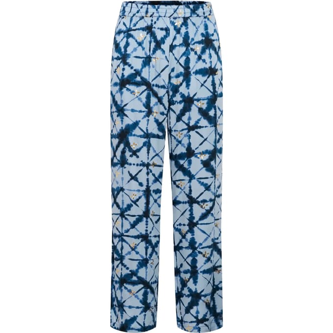 Casual broek Relaxed fit Blue Batik blue