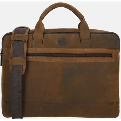 Pylos59 Laptoptas / Werktas - - 15.6 inch - Leer - Hunter - Bruin