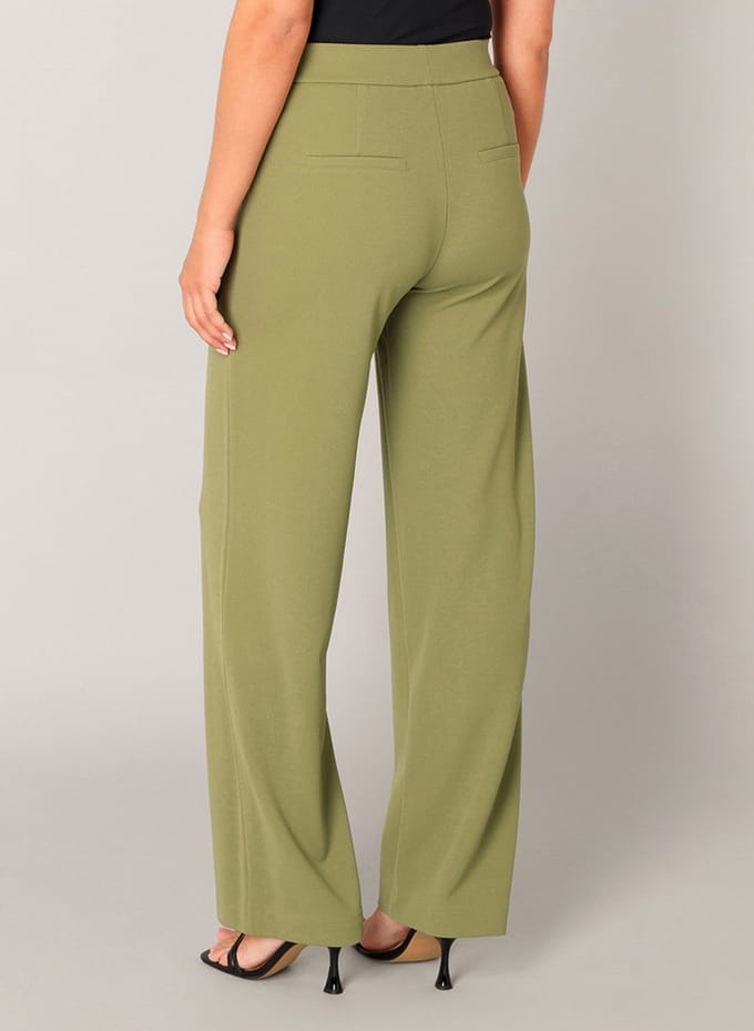 BASE LEVEL Yarah Broek - Green - maat W44 / L30