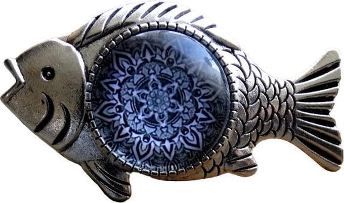 2 Love it Mandala Vis Z - Broche - Sierspeld