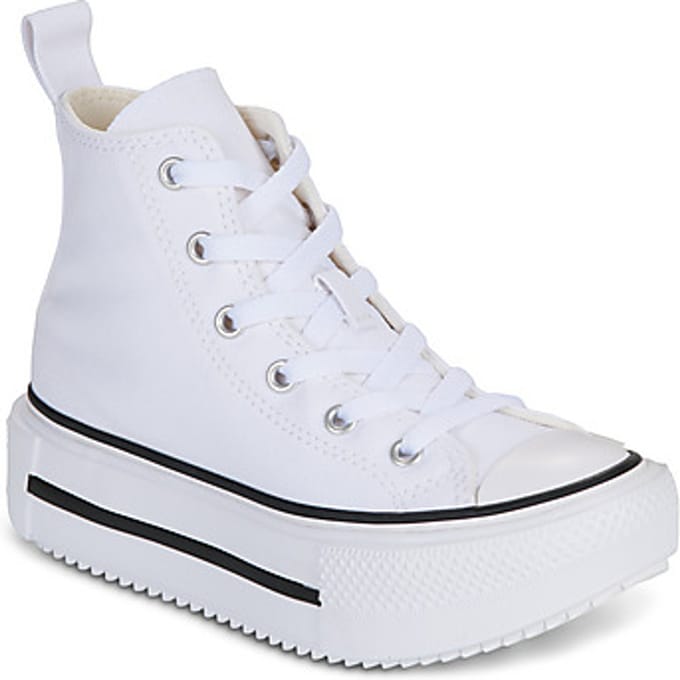 Converse CTAS Lift Double Stack Peuterschoenen - Wit - Maat 32 - Canvas