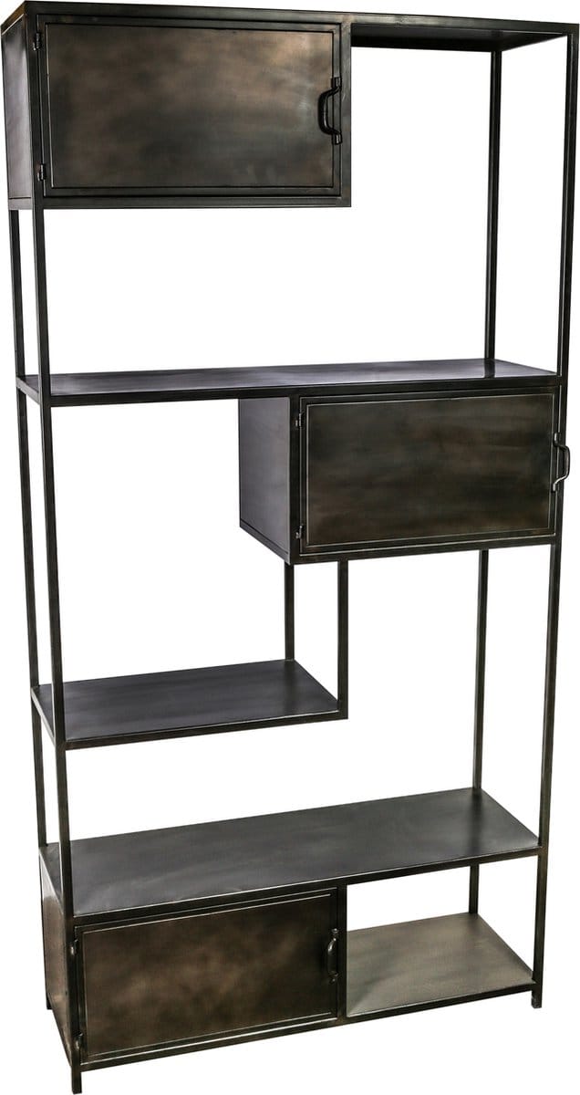 PTMD - Kast Duana - Zwart - 100x35x198cm