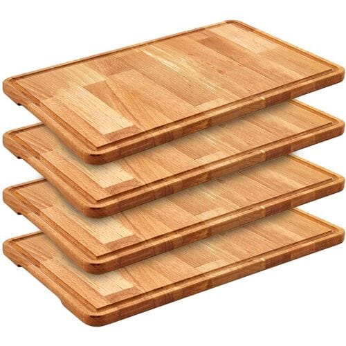 GGM Gastro (6 Stück) Steakplatte - Buche - 400x250mm Bruin