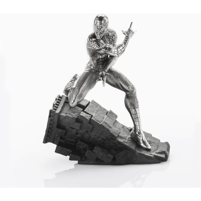 Royal Selangor Marvel Spider-Man 'Webslinger' Tinnen Beeldje 12cm