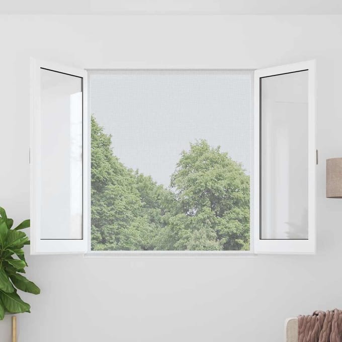 vidaXL - Gaas - 100x500 - cm - aluminium - zilverkleurig