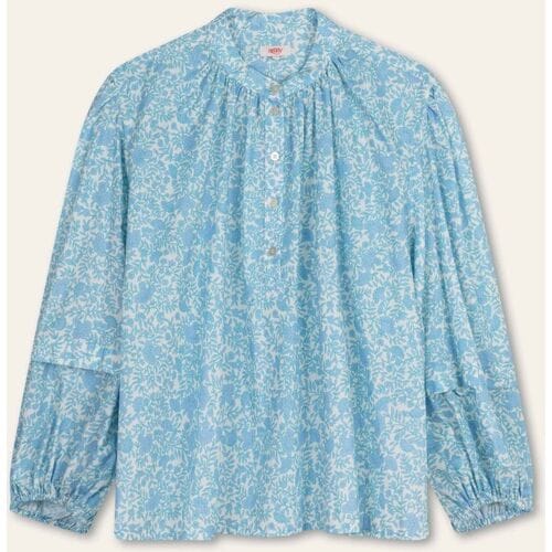 Oilily Bean Blouse- maat42 Brunnera Blauw