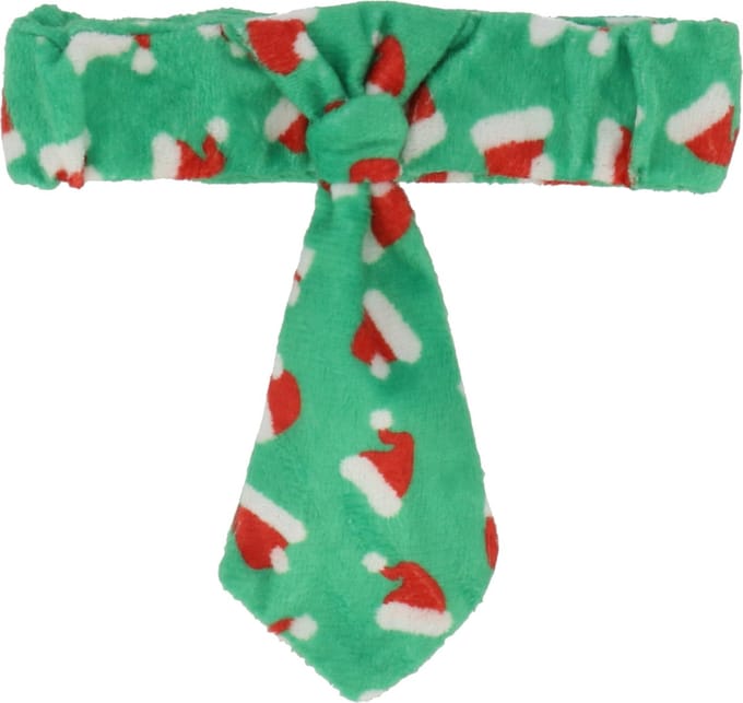 Adori Kerst Stropdas - Hondenkleding - Groen Rood