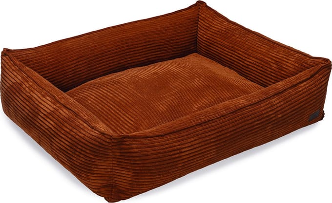 Designed by Lotte Ribbed - Hondenmand - Terracotta - 95x80x23 cm