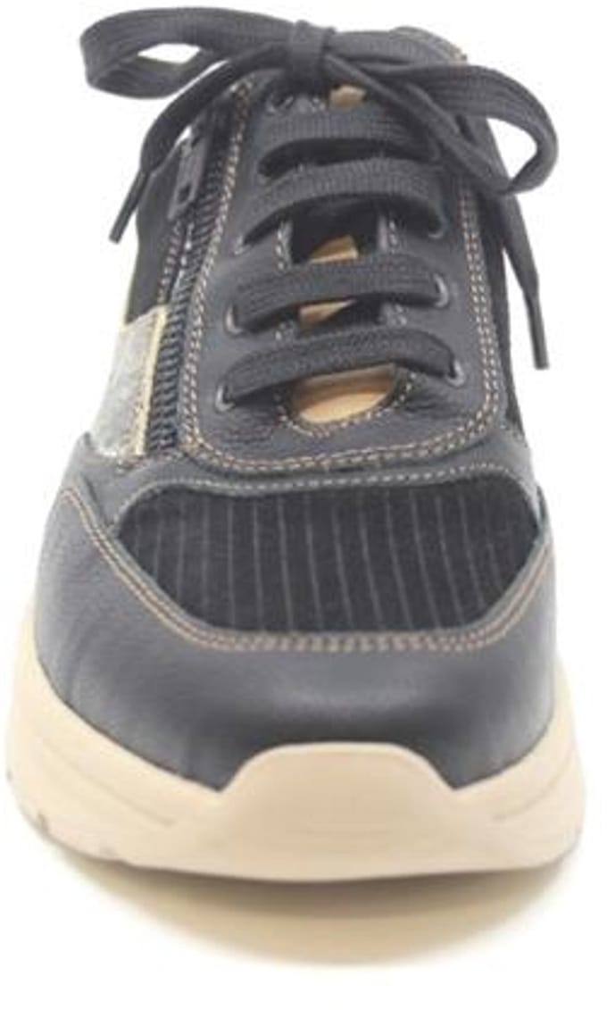 Solidus sneaker wijdte H zwart 46023.01242