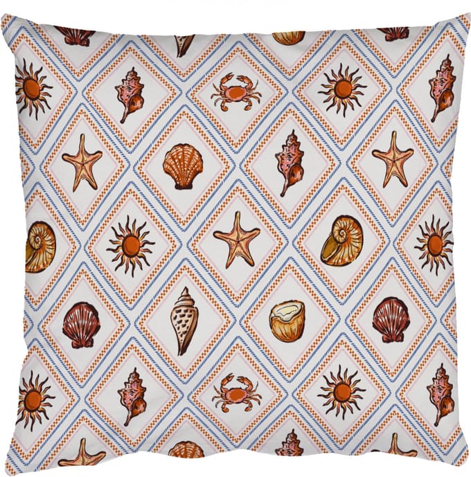 Sierkussens - Kussentjes Woonkamer - 45x45 cm - Kust - Zee - Kokosnoot- Schelp