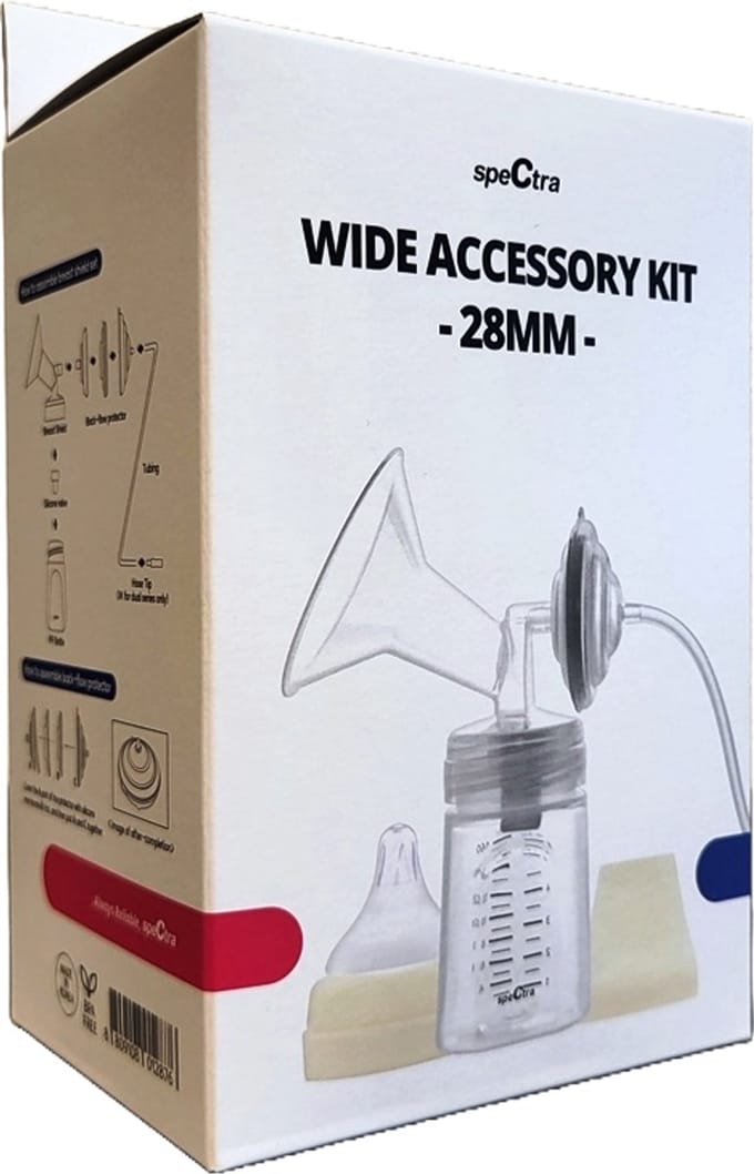 Spectra borstkolf set 28mm - toebehoren voor Spectra borstkolven | 002499