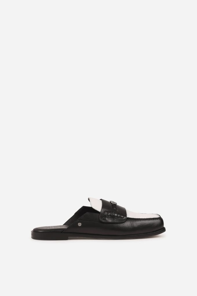 Bronx Colb-y Low Shoe Black/off White Größe: 36 | Loafer Outlet | Damen | Weiß