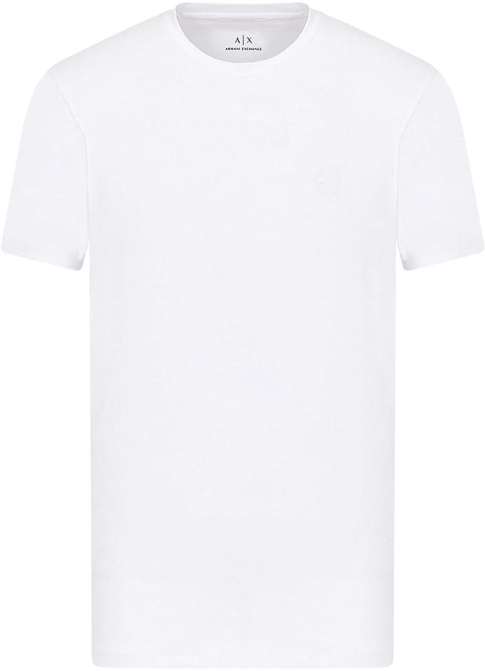 Short Sleeve Crew Neck Tee - White T-Shirts