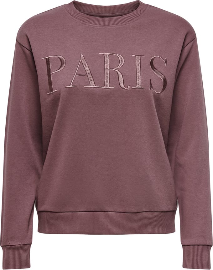 JDY - JDYPARIS L/S EMB SWEAT JRS Dames Trui