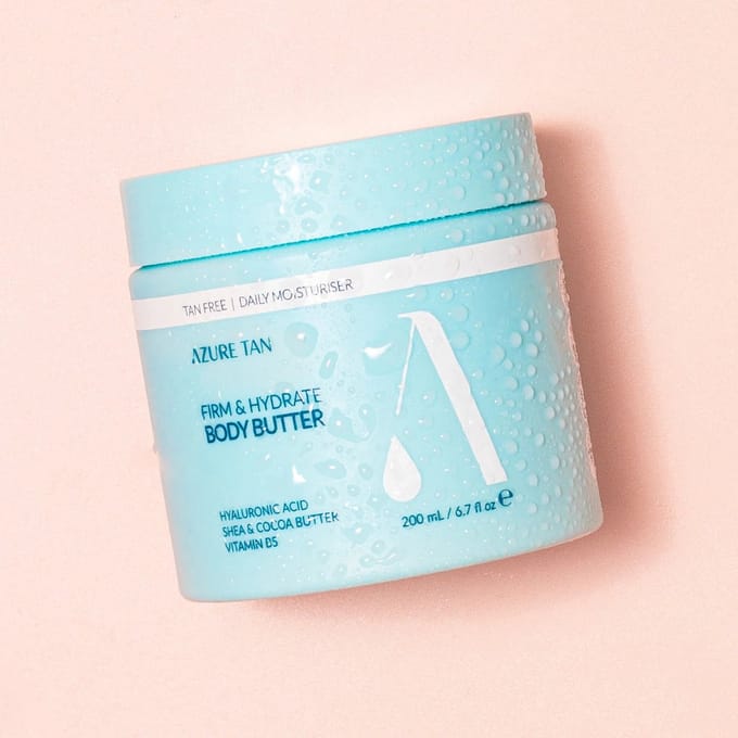 Tan-Free Firm & Hydrate Body Butter 200ml, Azure Tan