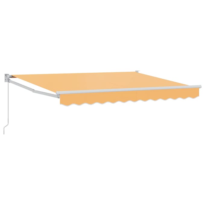 vidaXL - Uitschuifbare - luifel - Zand - 3,5 - x - 2 - m - 100% - Polyester - en - Aluminium
