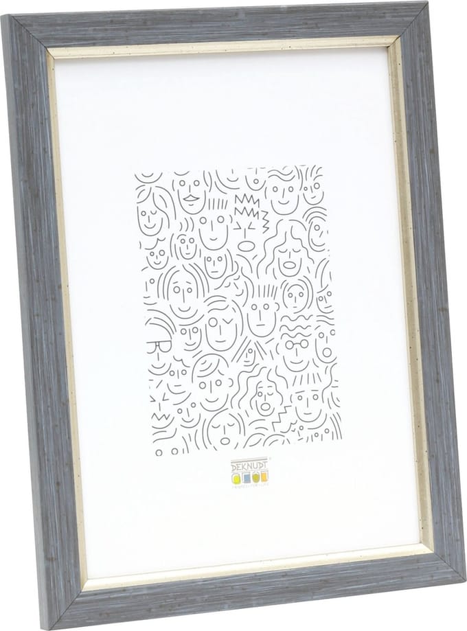 Deknudt Frames fotolijst S46AF7 - grijze schilderlook - biesje - 20x30