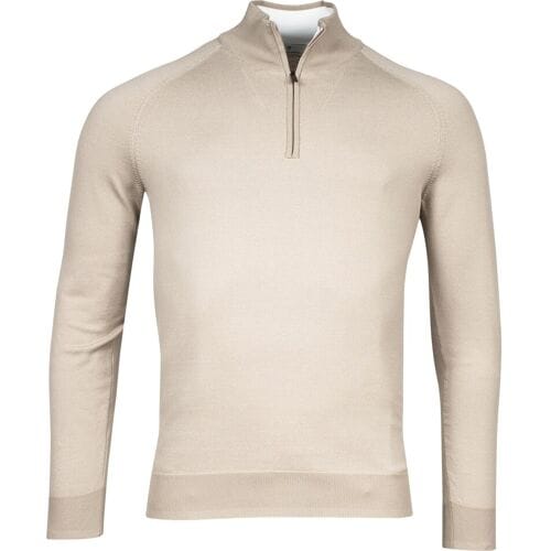Thomas Maine Trui Pullover Half Zip Double Knit Inner Cotton Layer Kitt / male