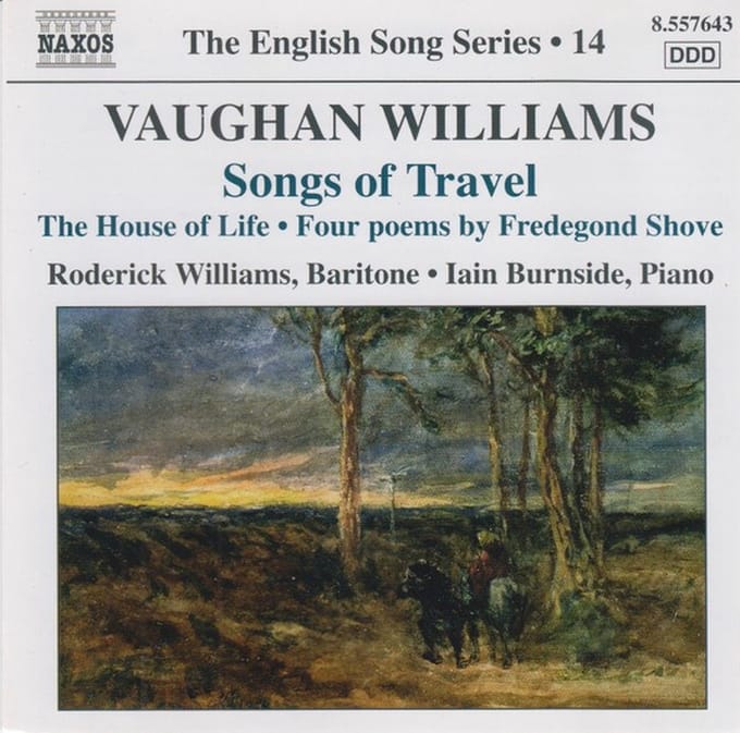 Roderick Williams & Iain Burnside - Vaughan Williams: Songs Of Travel (CD)