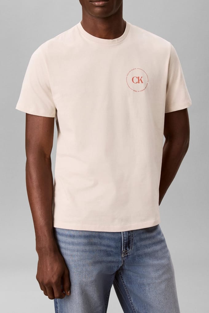 Calvin Klein 30s Eu Tee Oatmeal Taglia: M | Magliette basic Outlet | Uomo