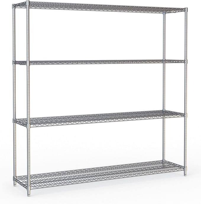 STELLING 4 LEVELS 1800 DEMONTABEL - Combisteel 7530.0020 - Horeca & Professioneel